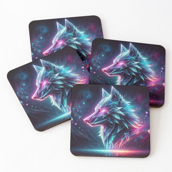Item preview, Luminous Alpha: Portrait of a Digital Wolf designed and sold by Nick Seidel.