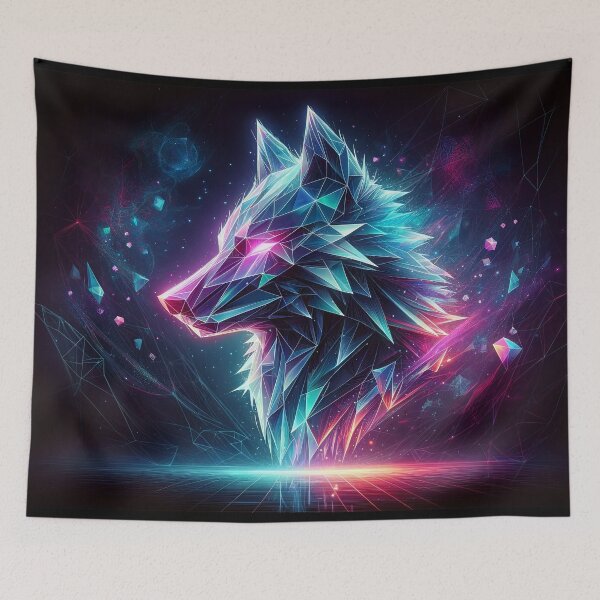 Item preview, Luminous Alpha: Portrait of a Digital Wolf designed and sold by Nick Seidel.