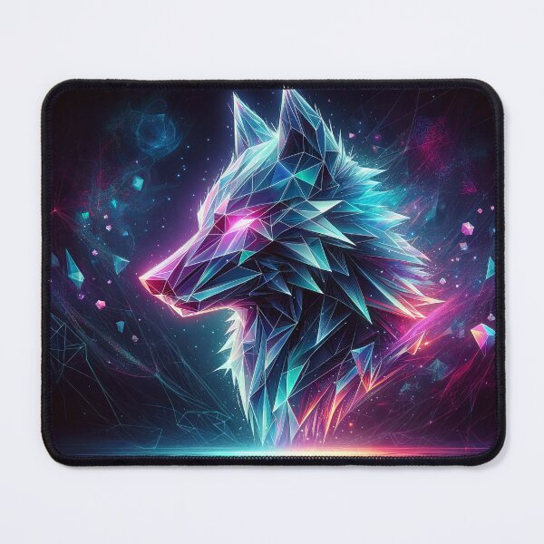 Item preview, Luminous Alpha: Portrait of a Digital Wolf designed and sold by Nick Seidel.