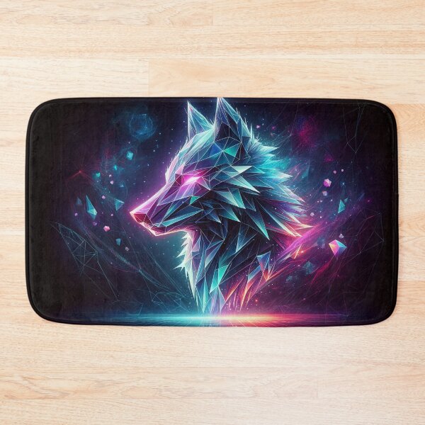 Item preview, Luminous Alpha: Portrait of a Digital Wolf designed and sold by Nick Seidel.