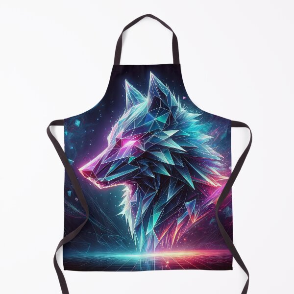 Item preview, Luminous Alpha: Portrait of a Digital Wolf designed and sold by Nick Seidel.