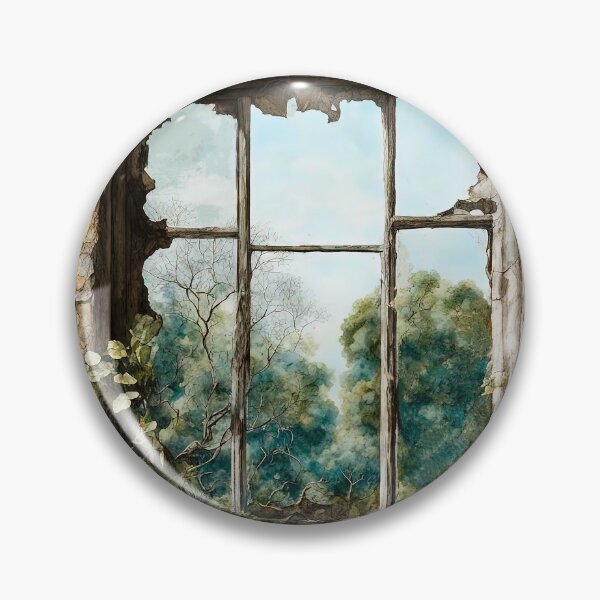 Item preview, An Old Window In An Abandoned House designed and sold by LanaGustavsson.
