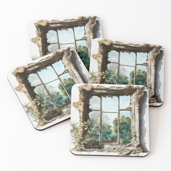 Item preview, An Old Window In An Abandoned House designed and sold by LanaGustavsson.