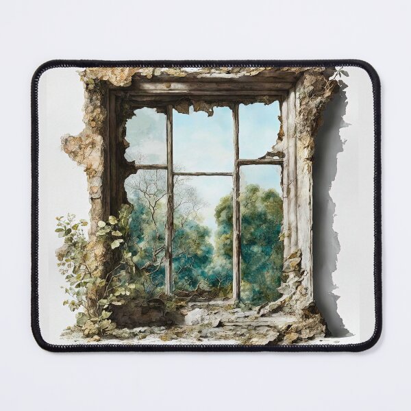Item preview, An Old Window In An Abandoned House designed and sold by LanaGustavsson.