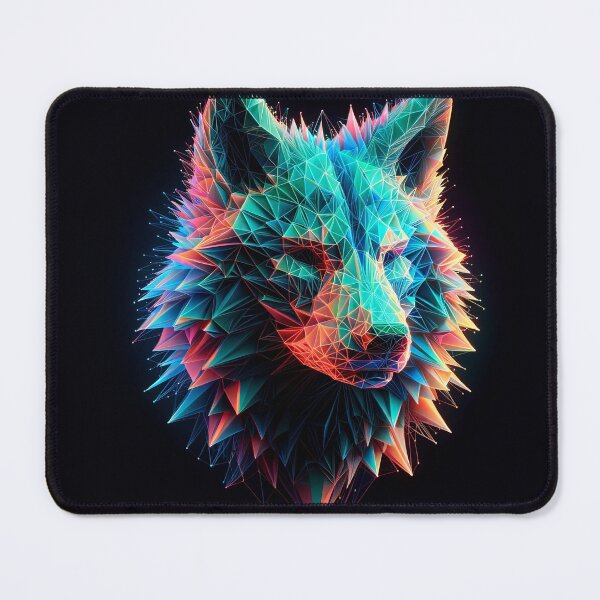 Item preview, Prismatic Predator: Wolf in Geometric Light designed and sold by Nick Seidel.