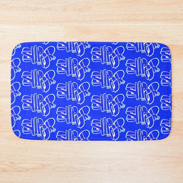 Item preview, Super blue graffiti designed and sold by manuvila.