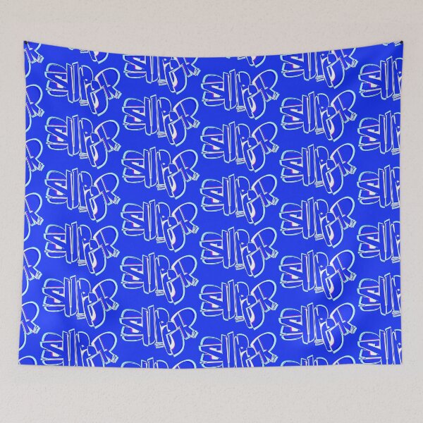 Item preview, Super blue graffiti designed and sold by manuvila.