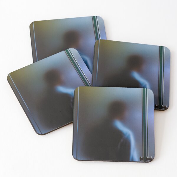 Item preview, Silhouetted Solitude: Behind Frosted Glass designed and sold by infinara.
