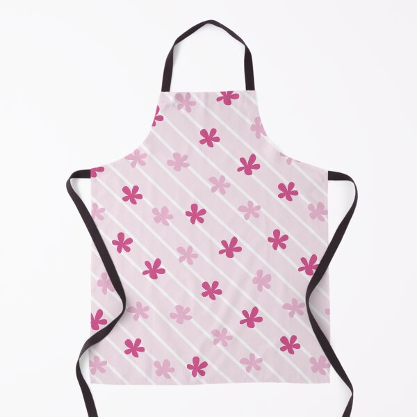 Item preview, Pastel Pink Diagonal Stripes 90s 2000s y2k Cute Flower Pattern designed and sold by blomastudios.