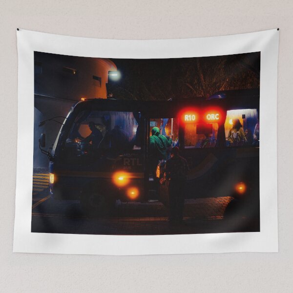 Item preview, Chilled Commute: Night Bus Vibrance designed and sold by infinara.