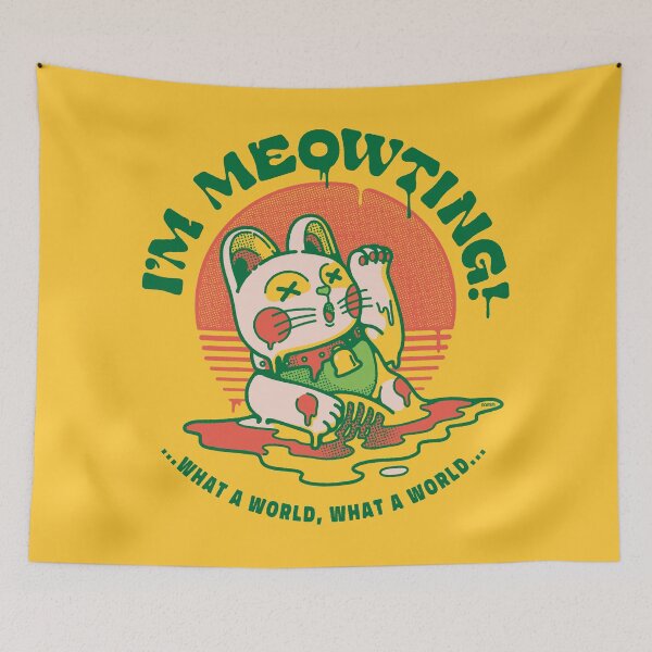 Item preview, I'm Meowting! designed and sold by raffaus.