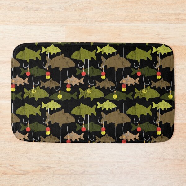 Item preview, Carp Fishing Fishes Pattern designed and sold by HotHibiscus.