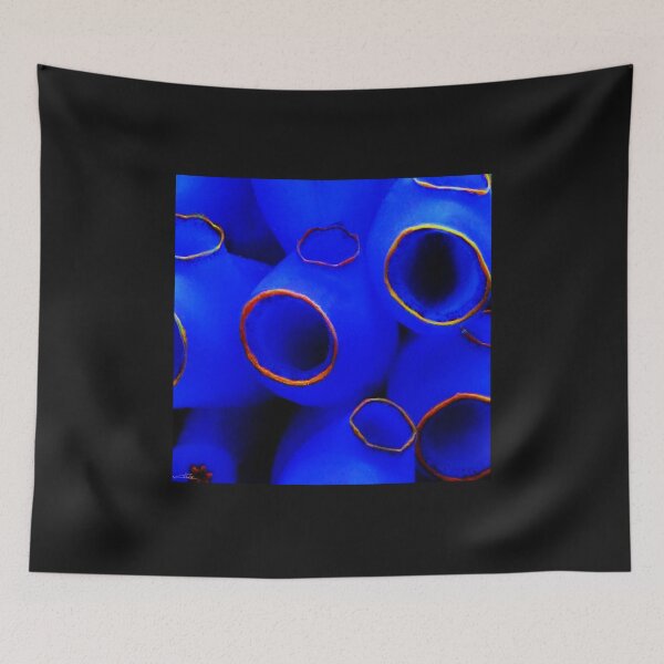 Item preview, Blue tubes coral designed and sold by amosgazit.