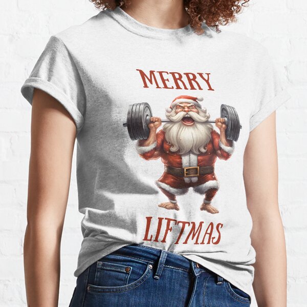 Fitness Christmas shirt Santa Deadlift Gym Xmas Men Gifts Lightweight  Sweatshirt for Sale by LiqueGifts