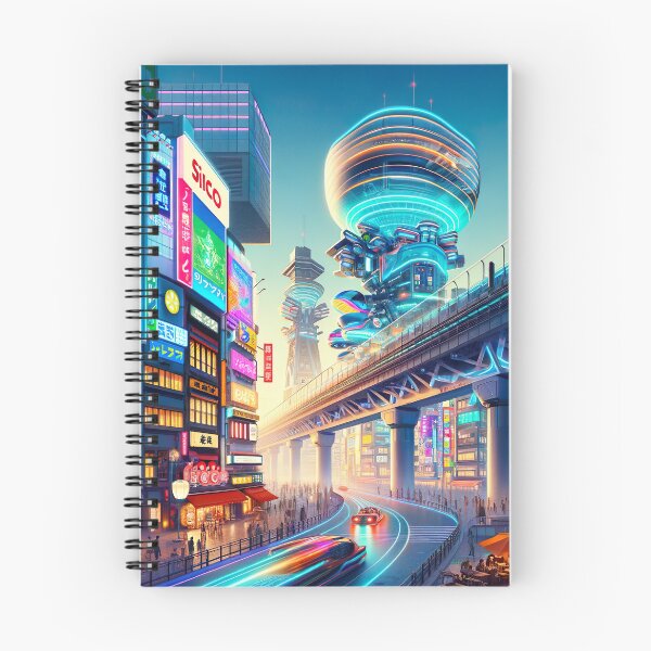 Item preview, Dotonbori Osaka Futuristic designed and sold by unrealartwork.