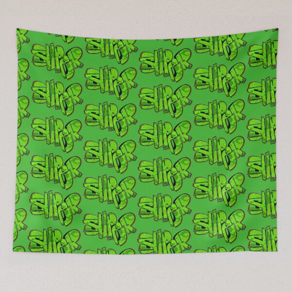 Item preview, Super green graffiti designed and sold by manuvila.