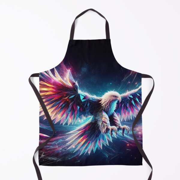 Item preview, Cosmic Flight: Neon Polygonal Eagle designed and sold by Nick Seidel.