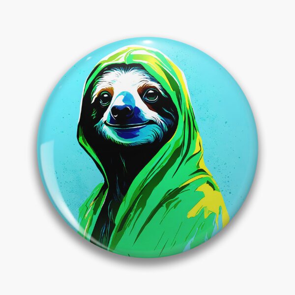 Item preview, Sloth Graffiti Painted Illustration - Still my favorite, F1 designed and sold by BubblyDelight.