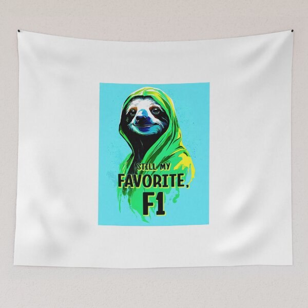 Item preview, Sloth Graffiti Painted Illustration - Still my favorite, F1 designed and sold by BubblyDelight.