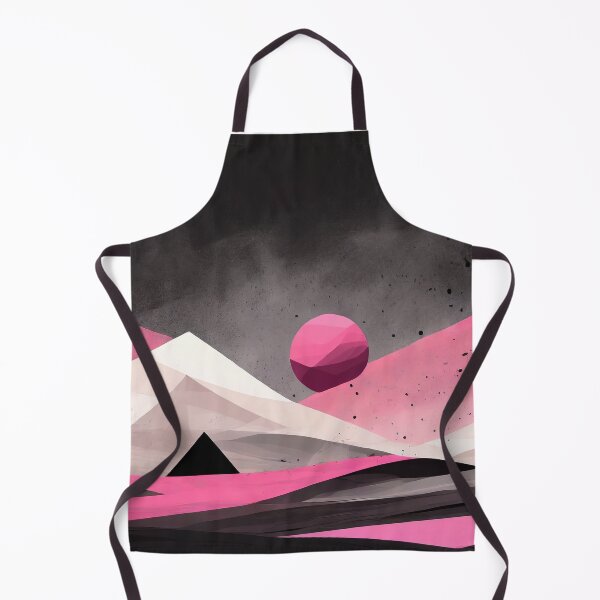 Item preview, Surreal Landscape Pink Black designed and sold by Lelijo.
