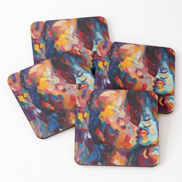 Item preview, Love's Kiss: A Vibrant Portrait of Joyful Connection designed and sold by NeavesPhoto.