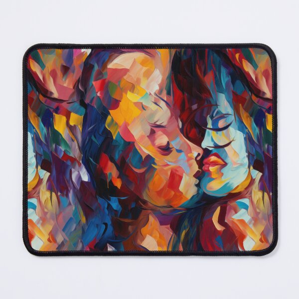Item preview, Love's Kiss: A Vibrant Portrait of Joyful Connection designed and sold by NeavesPhoto.