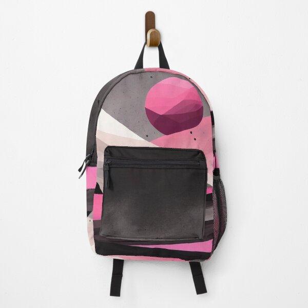 Item preview, Surreal Landscape Pink Black designed and sold by Lelijo.