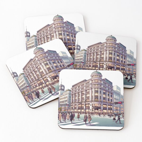 Item preview, Ginza Crossing Tokyo designed and sold by unrealartwork.
