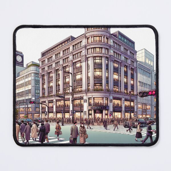 Item preview, Ginza Crossing Tokyo designed and sold by unrealartwork.