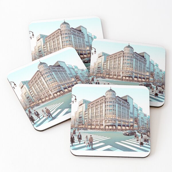 Item preview, Ginza Crossing Tokyo designed and sold by unrealartwork.