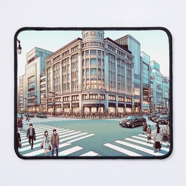 Item preview, Ginza Crossing Tokyo designed and sold by unrealartwork.