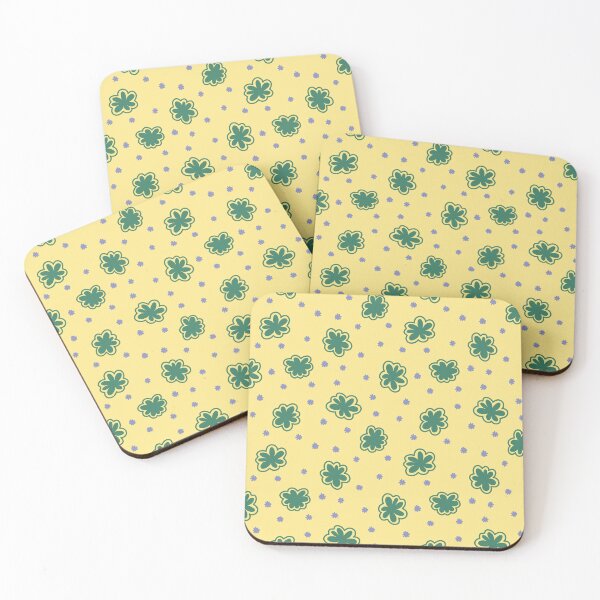 Item preview, Green and Yellow Flower Pattern 90s 2000s y2k Aesthetic designed and sold by blomastudios.