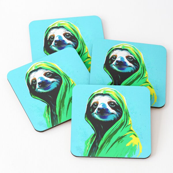 Item preview, Sloth Graffiti Painted Illustration - Still my favorite, F1 designed and sold by BubblyDelight.