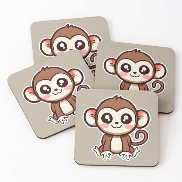 Item preview, Kawaii Monkey designed and sold by panchiTWO.