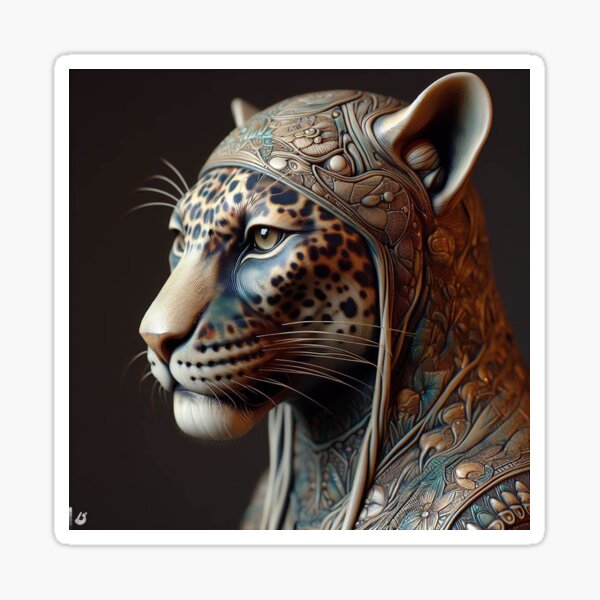 Item preview, ceramic proud Leopard  1 designed and sold by PaulDixon.