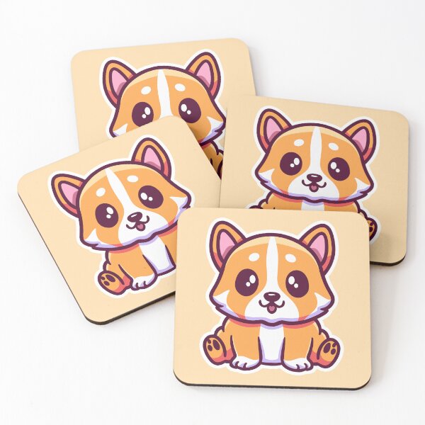 Item preview, Kawaii Corgi Dog designed and sold by panchiTWO.