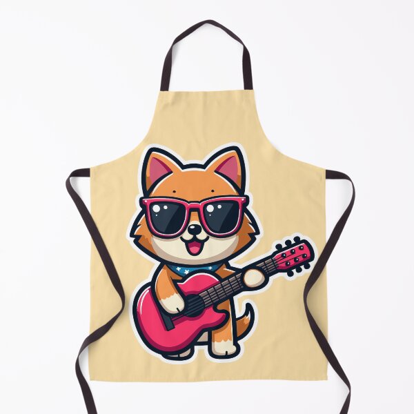Item preview, Kawaii Corgi Playing Guitar designed and sold by panchiTWO.