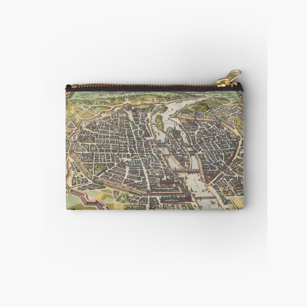Item preview, Vintage Map of Paris France (1655) designed and sold by BravuraMedia.