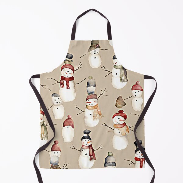 Item preview, Watercolour Cosy snowman pattern designed and sold by ArtbyEdith.