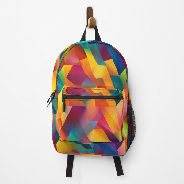 Item preview, Vibrant Dimensions: A Kaleidoscope of Joyful Triangles designed and sold by NeavesPhoto.