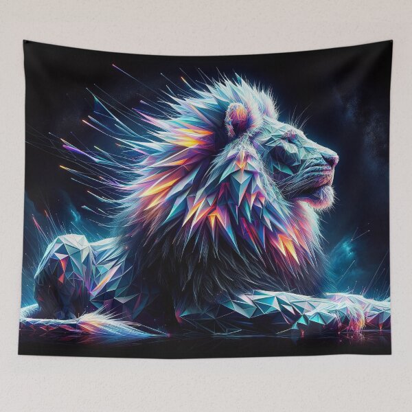 Item preview, Regal Radiance: Abstract Lion Majesty designed and sold by Nick Seidel.