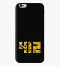 Pittsburgh 412 Map iPhone Case