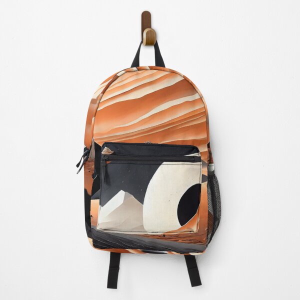Item preview, Surreal Landscape Orange Black designed and sold by Lelijo.
