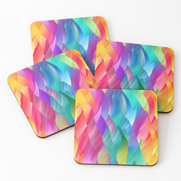 Item preview, Rainbow Harmony: un alegre lienzo de deleite geométrico designed and sold by NeavesPhoto.