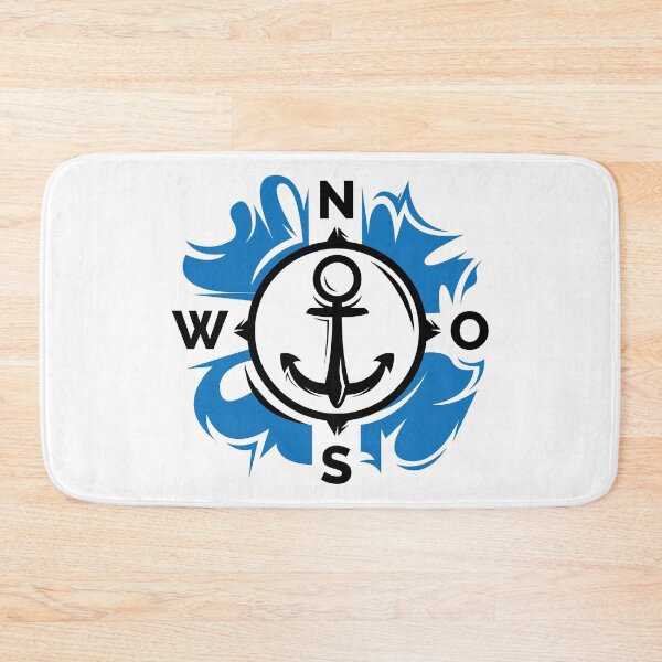 Item preview, Anchor Compass Sea Symbol North East South West - old ship designed and sold by AndreMi.