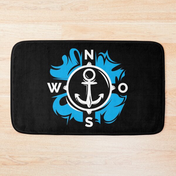 Item preview, Compass illustration north east south west lake - old ship designed and sold by AndreMi.