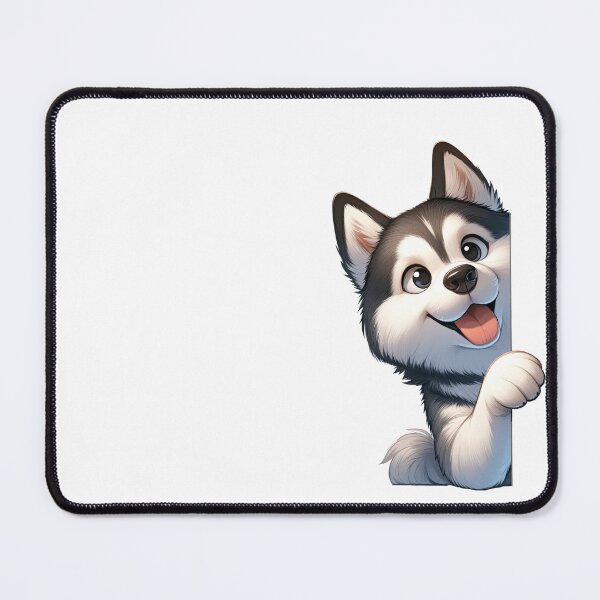 Item preview, Peeking Siberian Husky - White designed and sold by FoxfireStardust.