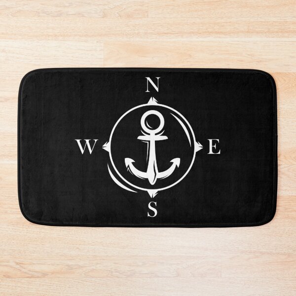 Item preview, Anchor cardinal points north east south west compass - sea captain designed and sold by AndreMi.