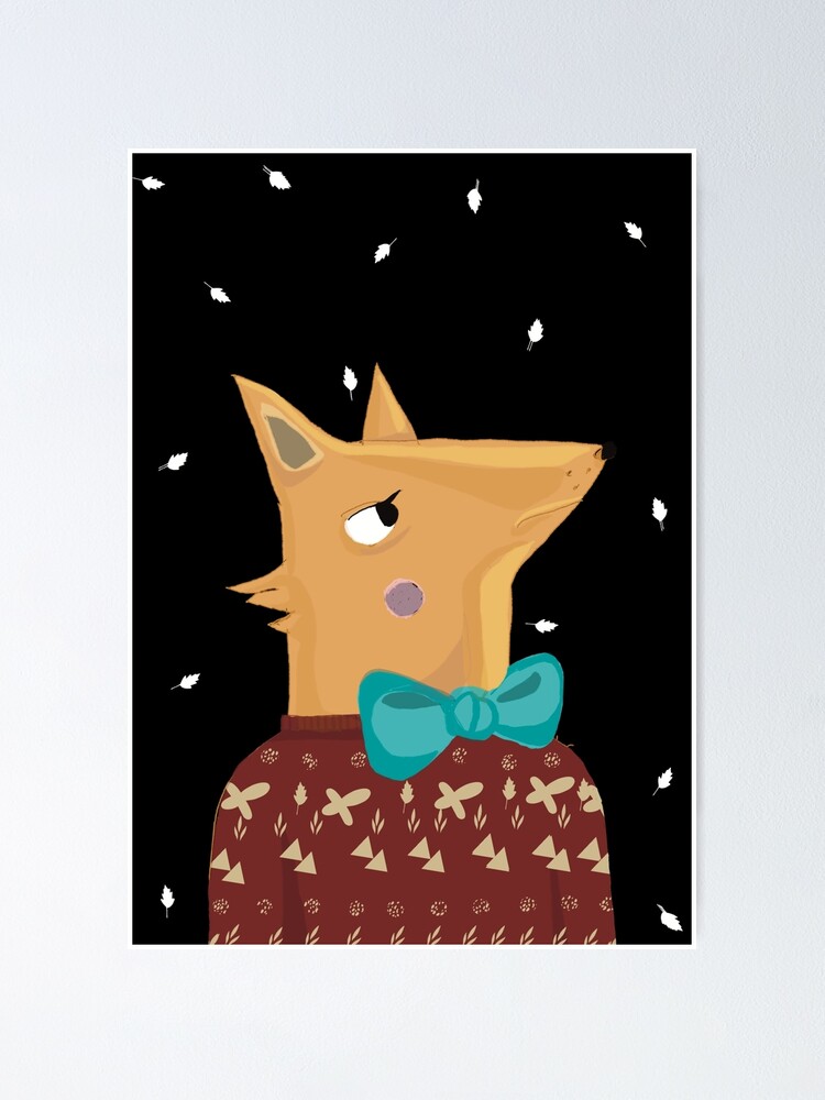 Thumbnail 1 of 3, Poster, Fox designed and sold by Hyssopartz.
