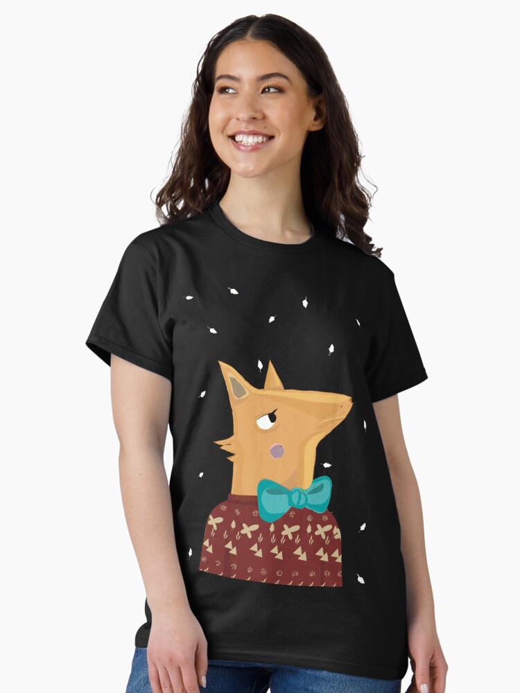 Thumbnail 1 of 7, Classic T-Shirt, Fox designed and sold by Hyssopartz.